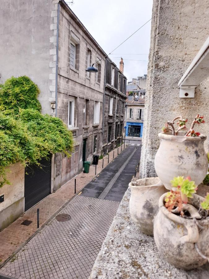 Ferienwohnung Duplex Lumineux Avec Bureau Separe Dans Le Centre Bordeaux Exterior foto